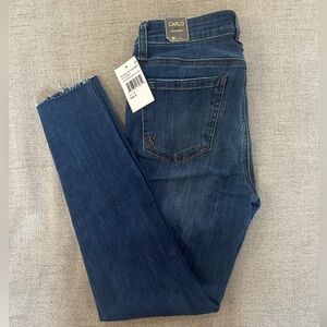 Kut from the Kloth Carlo Ankle Skinny Jeans Raw Hem - Size 6 - NWT